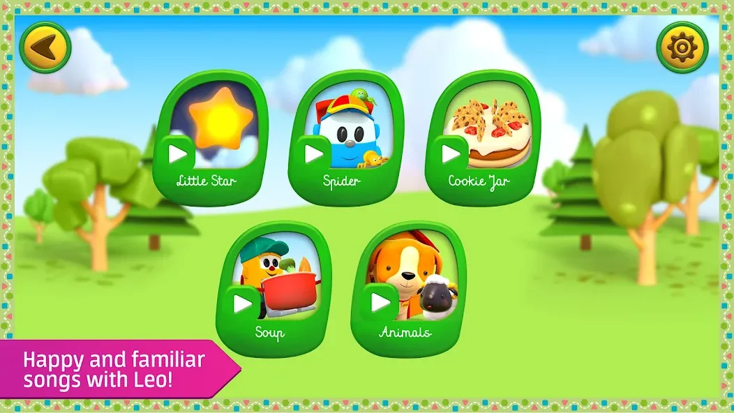 Скачать Leo kids songs and music games с модом — Все песни открыты — скриншот 4