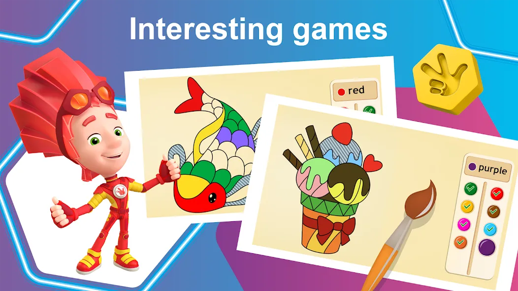 Взломанная English for Kids Learning game на Андроид — Все открыто — скриншот 3