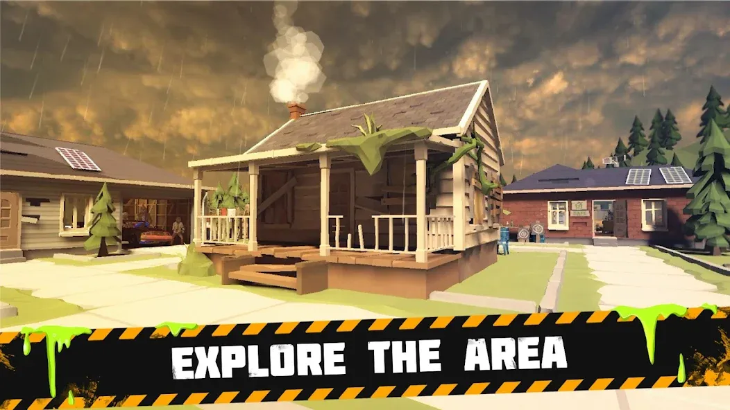 Скачать взломанную Bunker: Zombie Survival Games — Много денег и бессмертие — скриншот 1