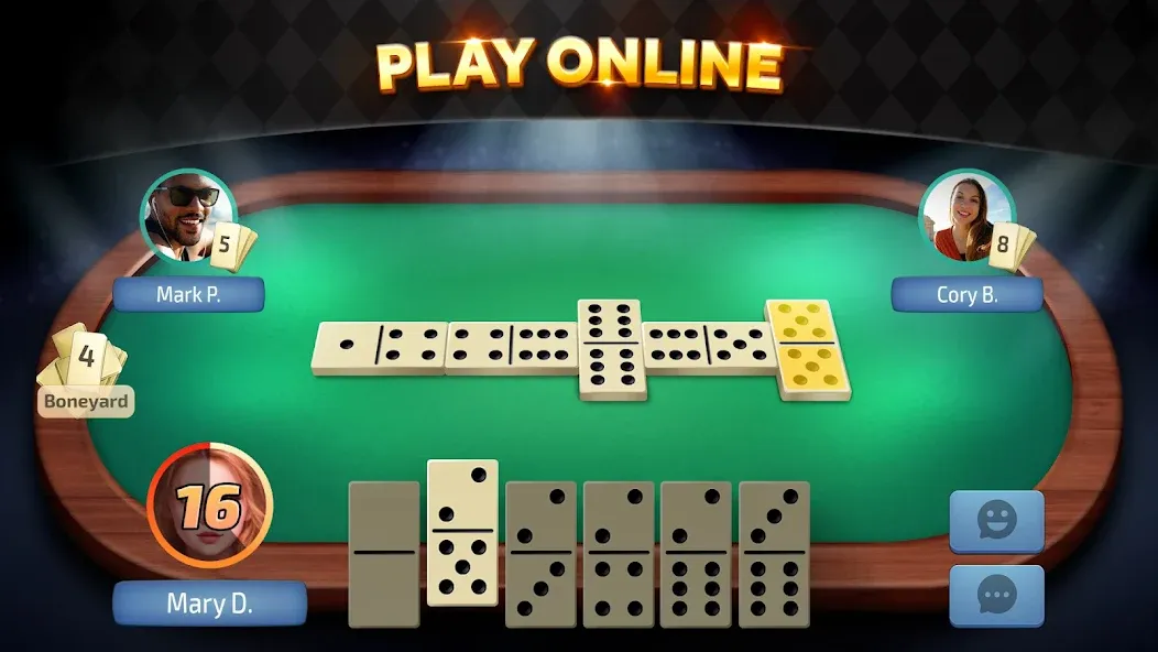 Domino - Dominos online game MOD APK — Много денег — скриншот 2