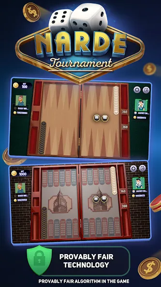 Скачать Narde Tournament — Последняя версия (Все открыто) — скриншот 1