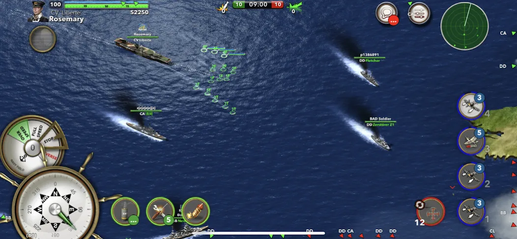 Скачать Navy Field: Online Sea Battles — Много денег — скриншот 1