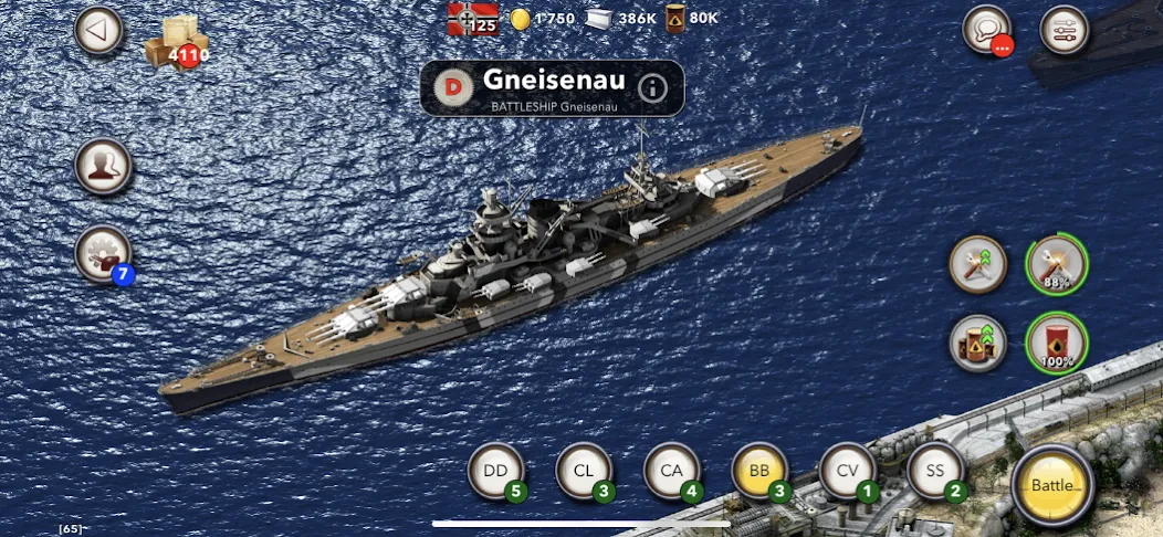 Скачать Navy Field: Online Sea Battles — Много денег — скриншот 2