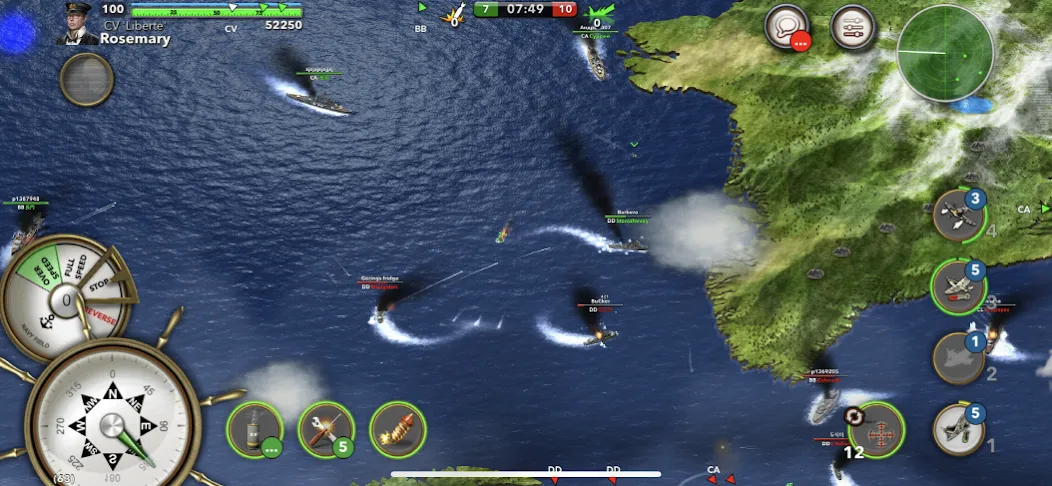 Скачать Navy Field: Online Sea Battles — Много денег — скриншот 4