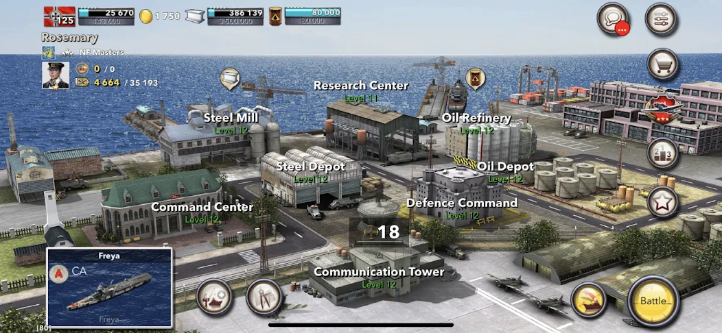 Скачать Navy Field: Online Sea Battles — Много денег — скриншот 5