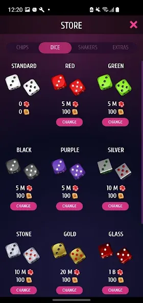 Farkle Pro - 10000 dice game на Андроид — Мод Все кубики разблокированы — скриншот 5