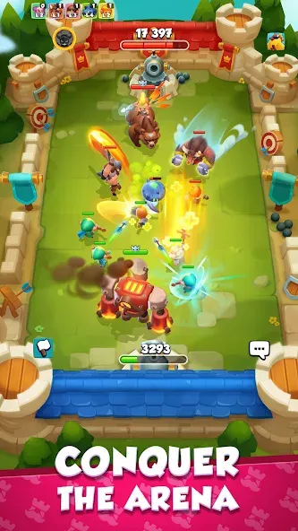 Rush Arena: PvP Tower Defense на Андроид — Мод Много денег и кристаллов — скриншот 2