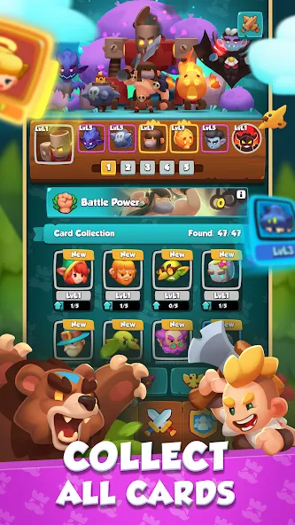 Rush Arena: PvP Tower Defense на Андроид — Мод Много денег и кристаллов — скриншот 3