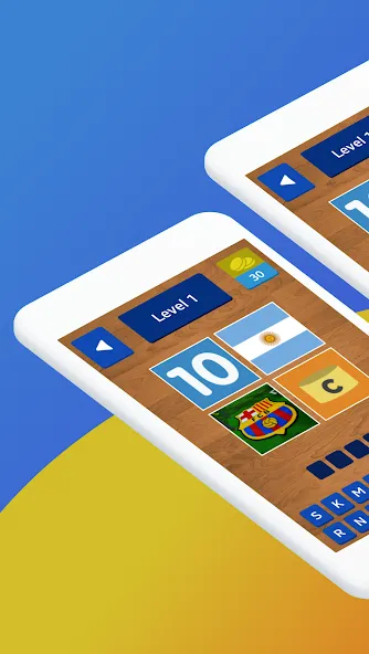 Скачать 4 Pics 1 Footballer на телефон — Много денег — скриншот 1 Скачать 4 Pics 1 Footballer на телефон — Много денег — скриншот 1
