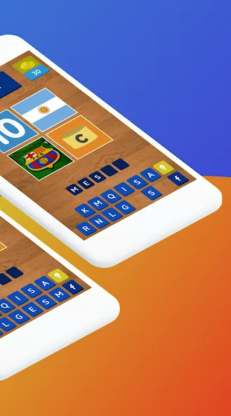 Скачать 4 Pics 1 Footballer на телефон — Много денег — скриншот 2 Скачать 4 Pics 1 Footballer на телефон — Много денег — скриншот 2