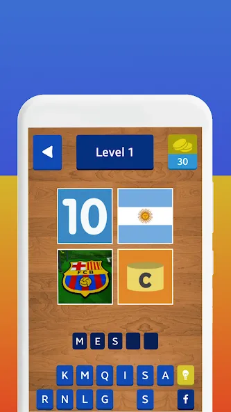 Скачать 4 Pics 1 Footballer на телефон — Много денег — скриншот 4 Скачать 4 Pics 1 Footballer на телефон — Много денег — скриншот 4