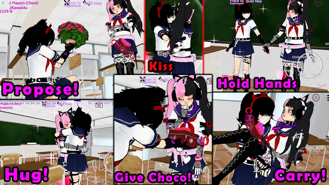 SchoolGirl AI 3D Anime Sandbox — Много денег и всё разблокировано — скриншот 3
