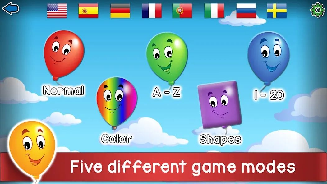 Скачать взломанную Kids Balloon Pop Game — Всё открыто и без рекламы — скриншот 1 Скачать взломанную Kids Balloon Pop Game — Всё открыто и без рекламы — скриншот 1