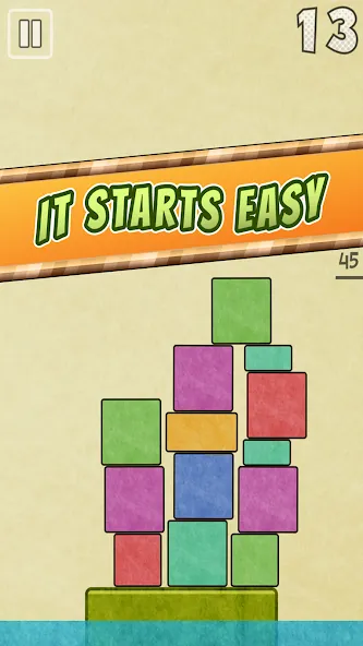 Скачать Drop Stack Block Stacking Game — Модификация Много денег — скриншот 4