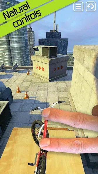 Touchgrind BMX MOD — Все разблокировано на Андроид — скриншот 1