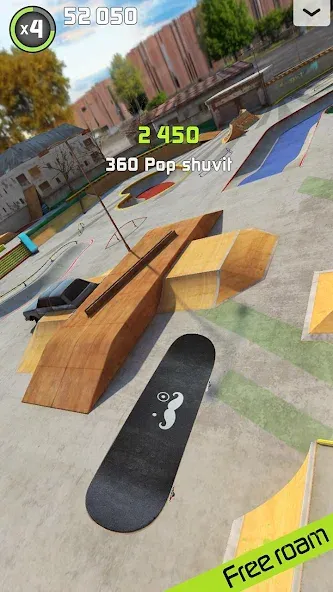 Touchgrind Skate 2 MOD APK на Android — Все разблокировано — скриншот 2