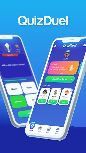 QuizDuel! Quiz & Trivia Game MOD — Все ответы правильные на Андроид — скриншот 1
