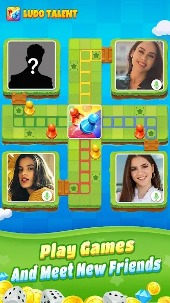 Скачать Ludo Talent - Game & Chatroom — Последняя версия (Много денег и без рекламы) — скриншот 5