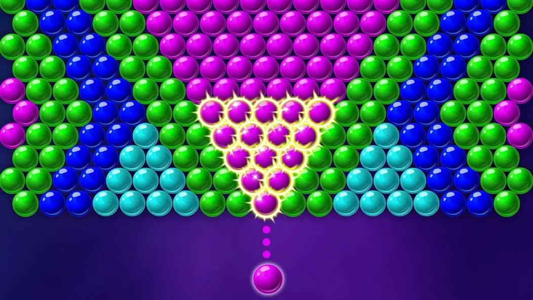 Bubble Shooter 2 (Мод Много жизней и без рекламы) — скриншот 1 Bubble Shooter 2 (Мод Много жизней и без рекламы) — скриншот 1