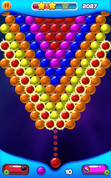 Bubble Shooter 2 (Мод Много жизней и без рекламы) — скриншот 3 Bubble Shooter 2 (Мод Много жизней и без рекламы) — скриншот 3