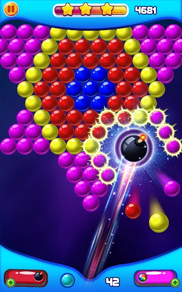 Bubble Shooter 2 (Мод Много жизней и без рекламы) — скриншот 5