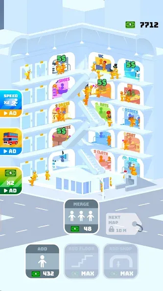 Shopping Mania MOD — Много денег на Андроид — скриншот 1