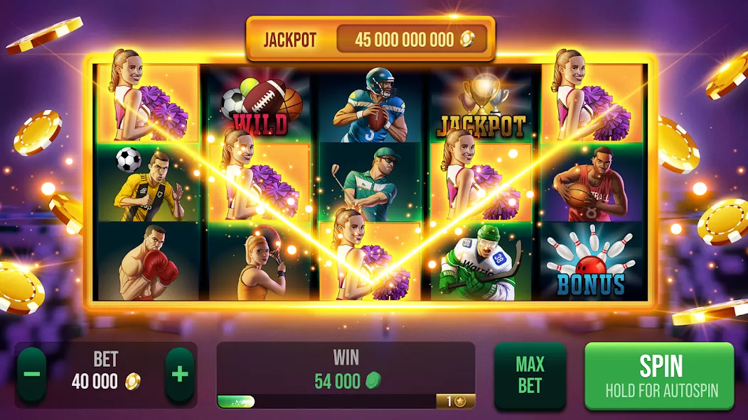 Casino All Star: Poker & Slots MOD APK — Много денег — скриншот 3