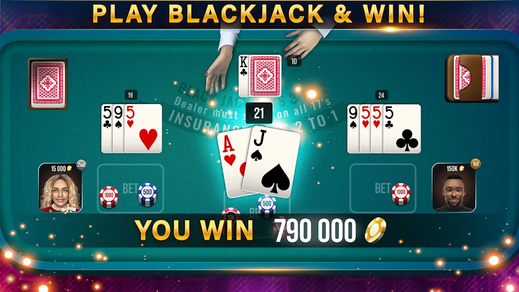 Casino All Star: Poker & Slots MOD APK — Много денег — скриншот 5