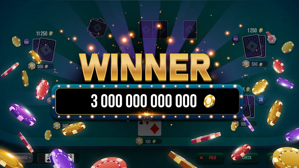 Взлом Poker Tour: Texas Holdem World — Много денег — скриншот 5