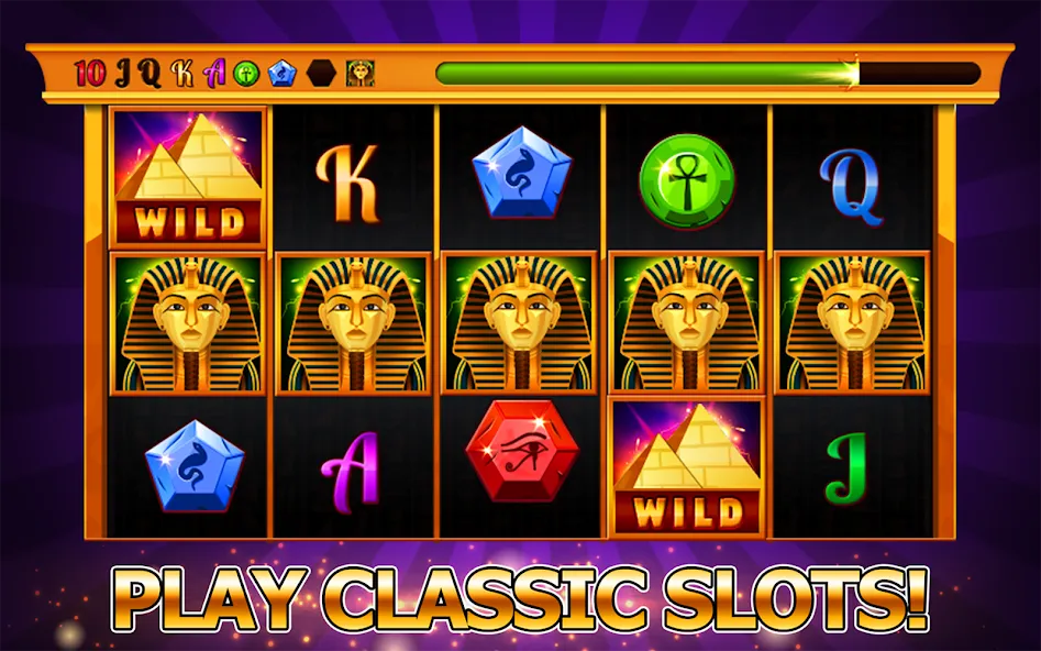 Скачать Slots - casino slot machines (Мод: Много денег) на Андроид — скриншот 2