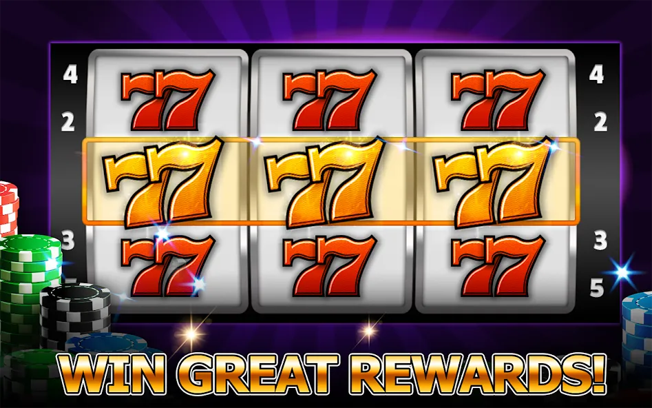 Скачать Slots - casino slot machines (Мод: Много денег) на Андроид — скриншот 3