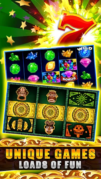 Скачать взлом Golden Slots: Casino games на Андроид — Много денег — скриншот 1