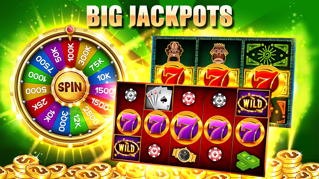 Скачать взлом Golden Slots: Casino games на Андроид — Много денег — скриншот 3