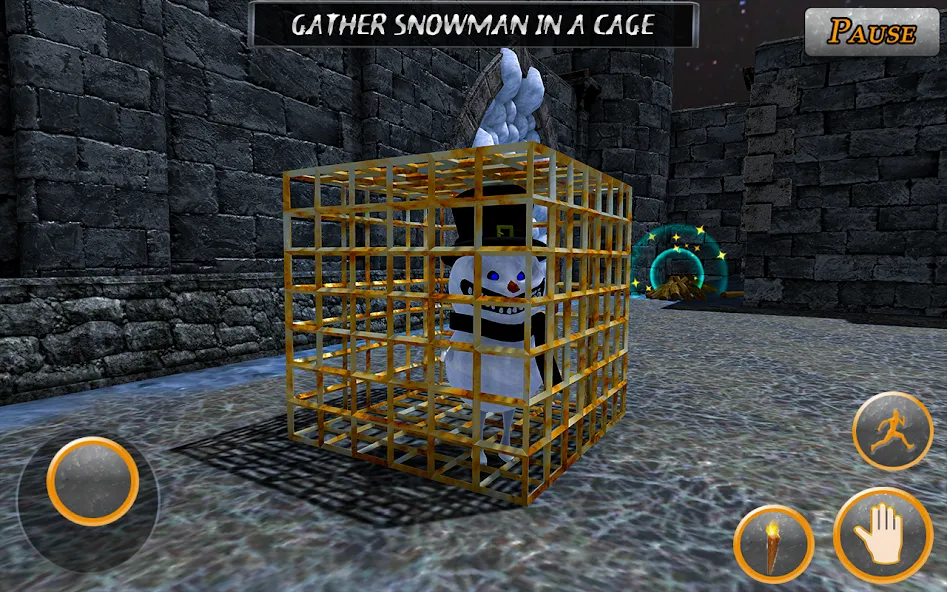 Evil Scary Snowman Games 3d на Андроид — Много денег — скриншот 3