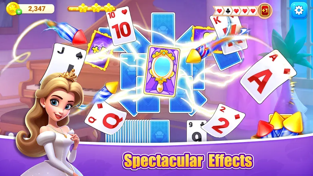Скачать Solitaire Farm на телефон — Бесконечные монеты — скриншот 1