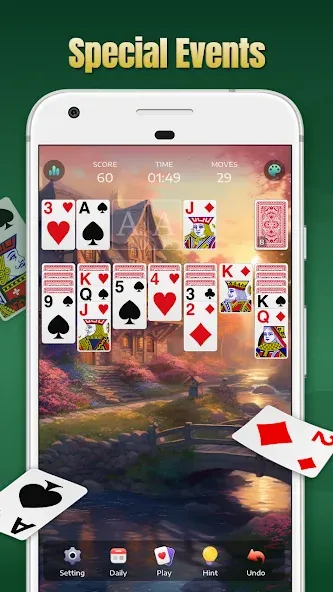 Solitaire - Classic Card Games — Мод: Без рекламы — скриншот 3