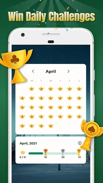 Solitaire - Classic Card Games — Мод: Без рекламы — скриншот 5