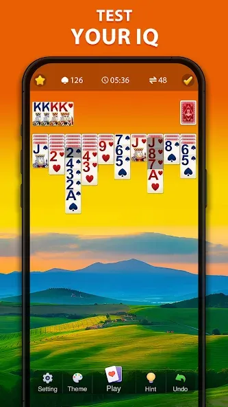 Spider Solitaire Classic MOD — Без рекламы на Андроид — скриншот 4 Spider Solitaire Classic MOD — Без рекламы на Андроид — скриншот 4