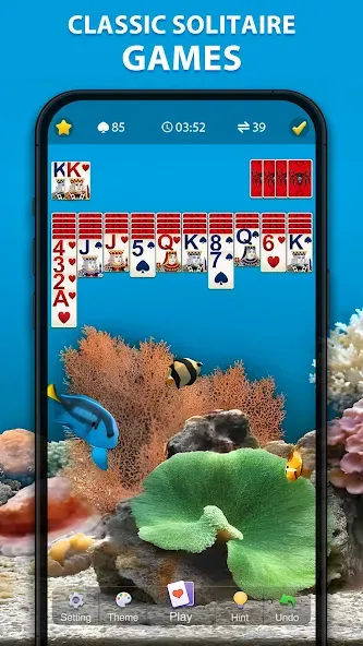 Spider Solitaire Classic MOD — Без рекламы на Андроид — скриншот 5