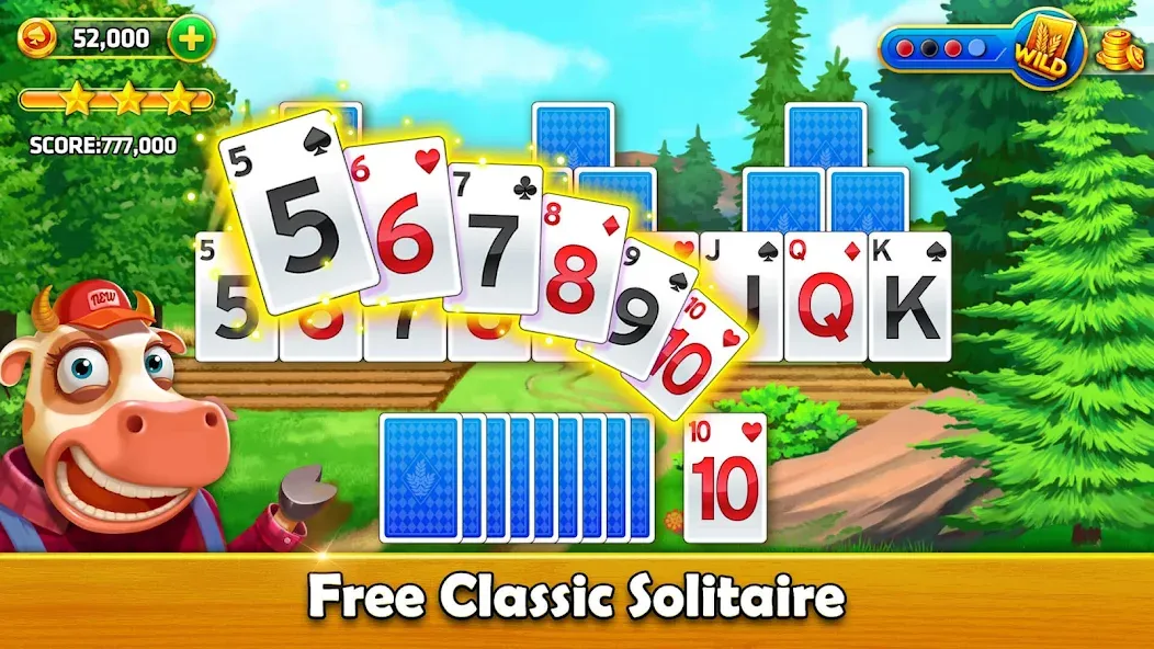 Скачать Solitaire Tripeaks - Farm Trip с модом — Много денег и без рекламы — скриншот 5