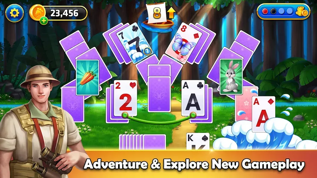 Скачать Tripeaks Solitaire - Home Town с модом — Много денег — скриншот 2 Скачать Tripeaks Solitaire - Home Town с модом — Много денег — скриншот 2
