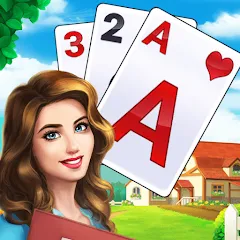Скачать Tripeaks Solitaire - Home Town с модом — Много денег
