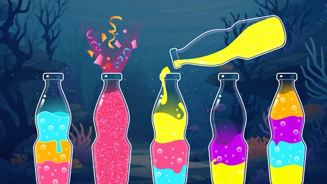 Скачать SortPuz: Water Sort Puzzle MOD APK — Много денег и без рекламы — скриншот 1 Скачать SortPuz: Water Sort Puzzle MOD APK — Много денег и без рекламы — скриншот 1