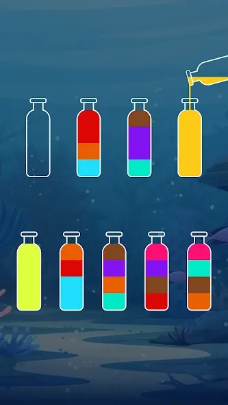 Скачать SortPuz: Water Sort Puzzle MOD APK — Много денег и без рекламы — скриншот 3 Скачать SortPuz: Water Sort Puzzle MOD APK — Много денег и без рекламы — скриншот 3