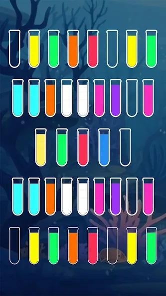 Скачать SortPuz: Water Sort Puzzle MOD APK — Много денег и без рекламы — скриншот 5