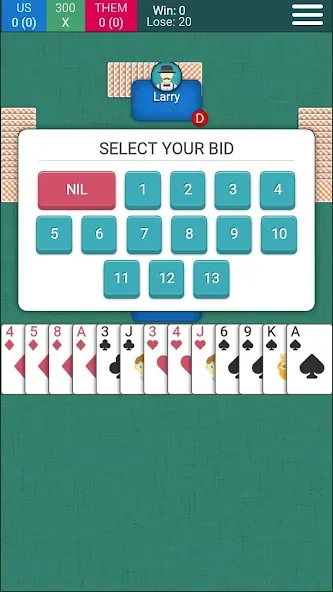 Spades Card Game — Мод: Много денег — скриншот 1