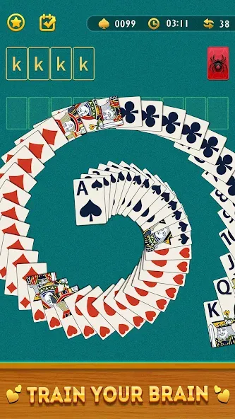 Spider Solitaire Card Game — Мод: Все темы открыты и нет рекламы — скриншот 5