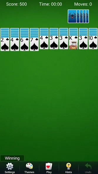 Spider Solitaire - Card Games — Взломанная версия (Без рекламы) — скриншот 4 Spider Solitaire - Card Games — Взломанная версия (Без рекламы) — скриншот 4