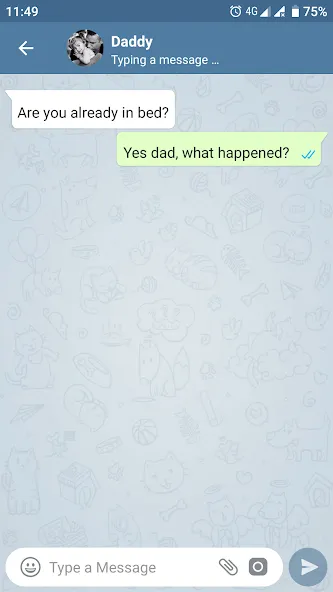 Fake Chat Messenger — TeleFake — Мод: Все функции разблокированы — скриншот 2