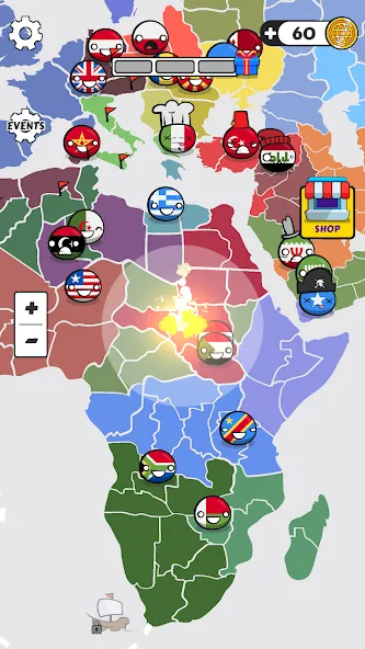 Скачать Country Balls: World War — Модификация Много денег — скриншот 4